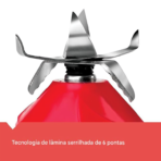 Liquidificador digital BLACK + DECKER PowerCrush com tecnologia silenciosa, aço inoxidável - Imagem 7