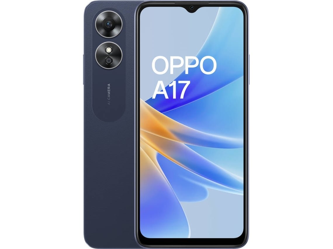 55db3d90c4b410c96c8e477d749377bf530fef54.jpeg Smartphone OPPO A17 (6,52'' - 4 GB - 64 GB - Preto) - Imagem 1
