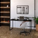 Escrivaninha Trevalla Kuadra Me150-E10 Industrial 150cm Preto Onix