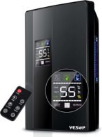 Yesop Desumidificador De Ar Ambiente Eletrico Antimofo 2000ml Portátil E Bivolt 110/220v Operação Controle Remota