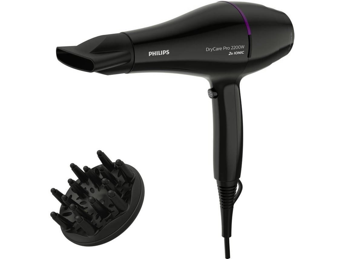 6eb0b9c3b571e2ed0402e6728f065c887a680234.jpg Secador de Cabelo PHILIPS BHD274/00 (2200 W - 3 Níveis de temperatura) - Imagem 1
