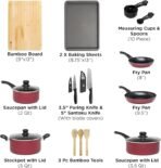 Ecolution Conjunto de panelas antiaderentes de cerâmica fácil de limpar - Imagem 2