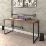 Escrivaninha Trevalla Kuadra Me150-E10 Industrial 150cm Preto Onix - Imagem 2