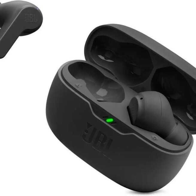Auriculares Bluetooth True Wireless Wave Beam (In Ear - Microfone - Preto)