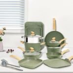 Conjunto de 17 panelas e frigideiras antiaderentes - Imagem 7