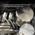 Hestan - Coleção ProBond Conjunto profissional de panelas antiaderentes TITUM de aço inoxidável