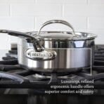 Hestan - Coleção ProBond Conjunto profissional de panelas antiaderentes TITUM de aço inoxidável - Imagem 11