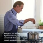 Hestan - Coleção ProBond Conjunto profissional de panelas antiaderentes TITUM de aço inoxidável - Imagem 6