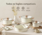 CAROTE Conjunto de 21 panelas e frigideira antiaderente - Imagem 9