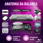 Balança Digital de Bioimpedância BodyScan Pro - Imagem 4