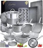 Home Hero Conjunto de panelas e frigideiras antiaderentes Granito