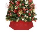 Saia de árvore de natal Vermelho Metal (Ø68x25 cm) - Imagem 2